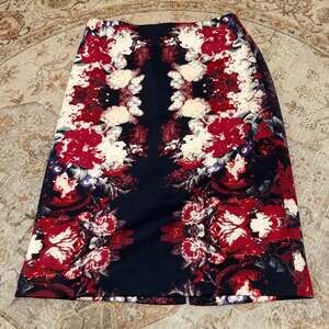 Antonio Melani • Purple • Floral • Size 12 • Skirt • Néw W/tags - ,